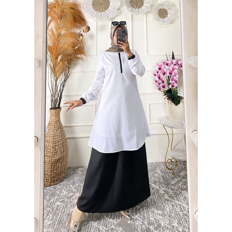 GAMIS MELAYU ASN HITAM PUTIH