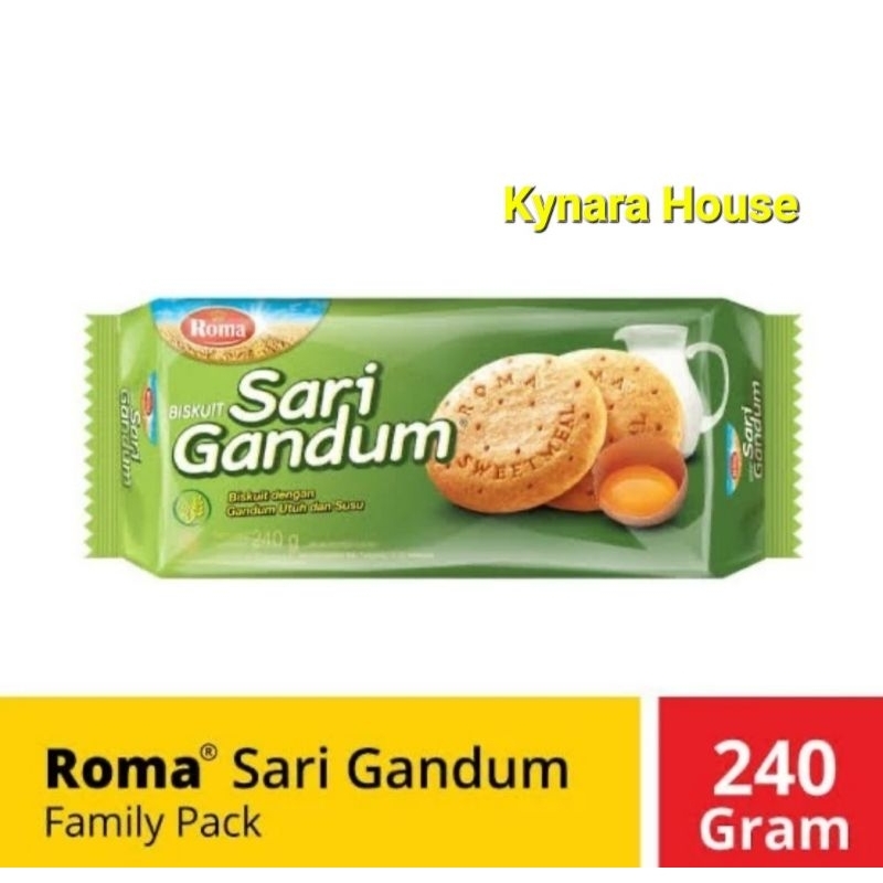 

Roma Biskuit Sari Gandum 240gr