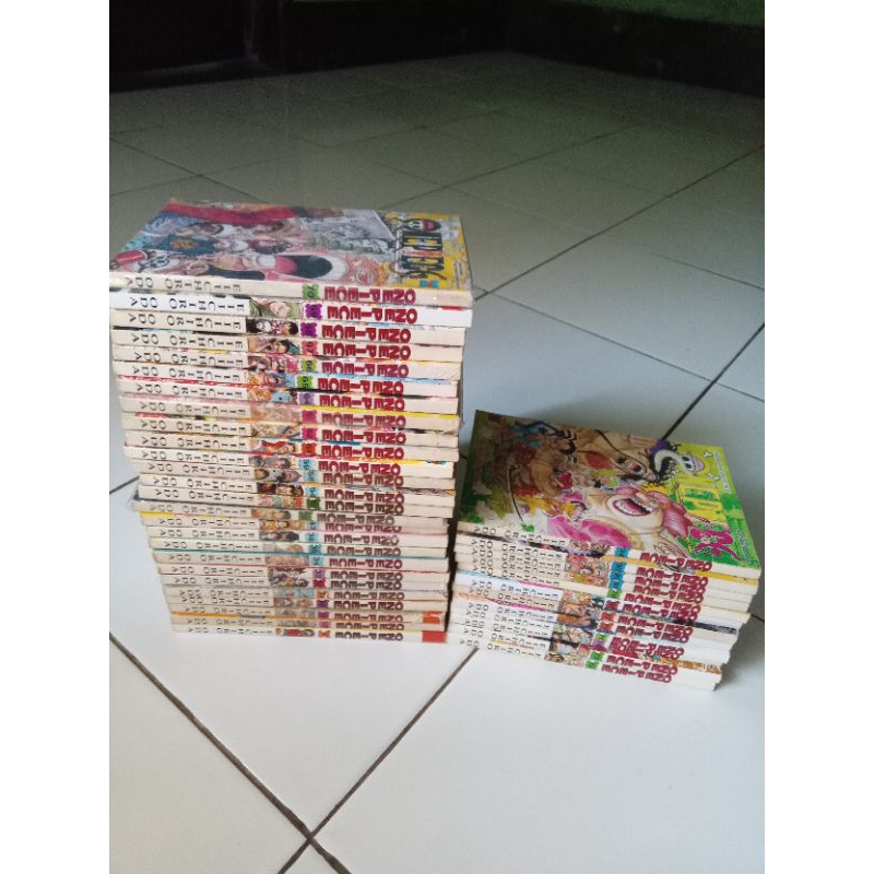 Komik One Piece 1 12 13 18 31-36 43 50 51 54 56 59 61-70 72-77 82 91-94