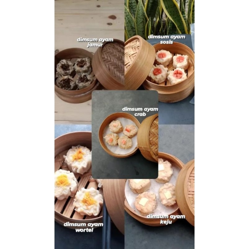 

dimsum ayam premium - rasa melangit harga membumi dengan berbagai aneka toping