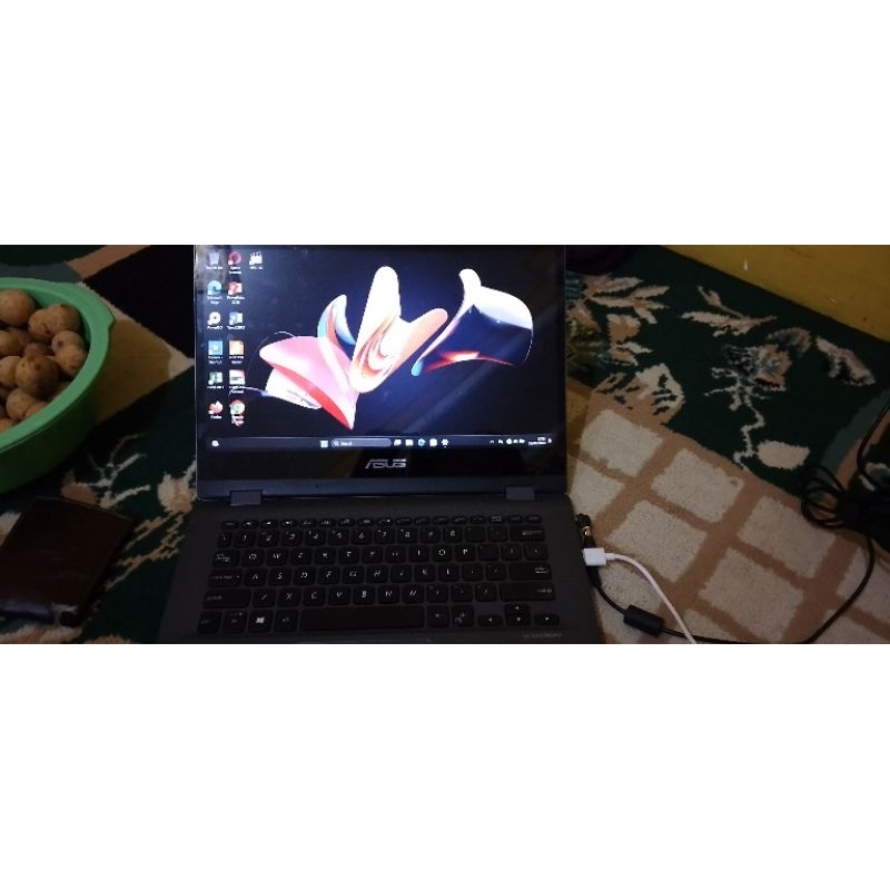 laptop asus vivobook lipat layar sentuh core i5 generasi 8