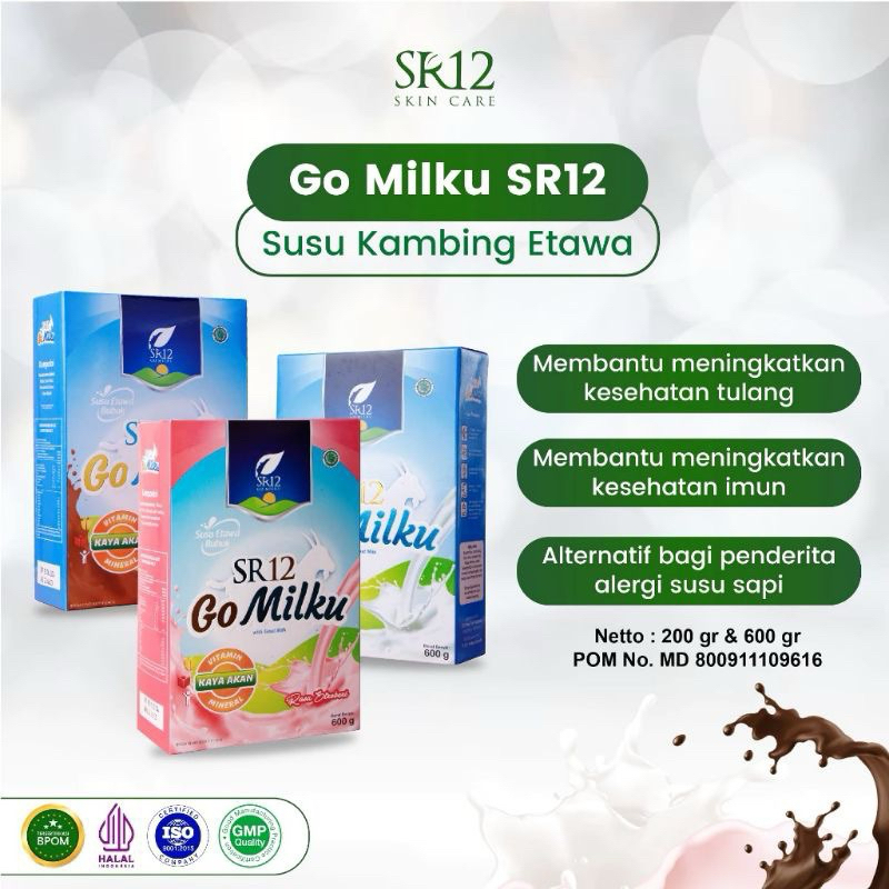 

[BPOM] SR12 Gomilku Susu Kambing Etawa Kemasan 200gram