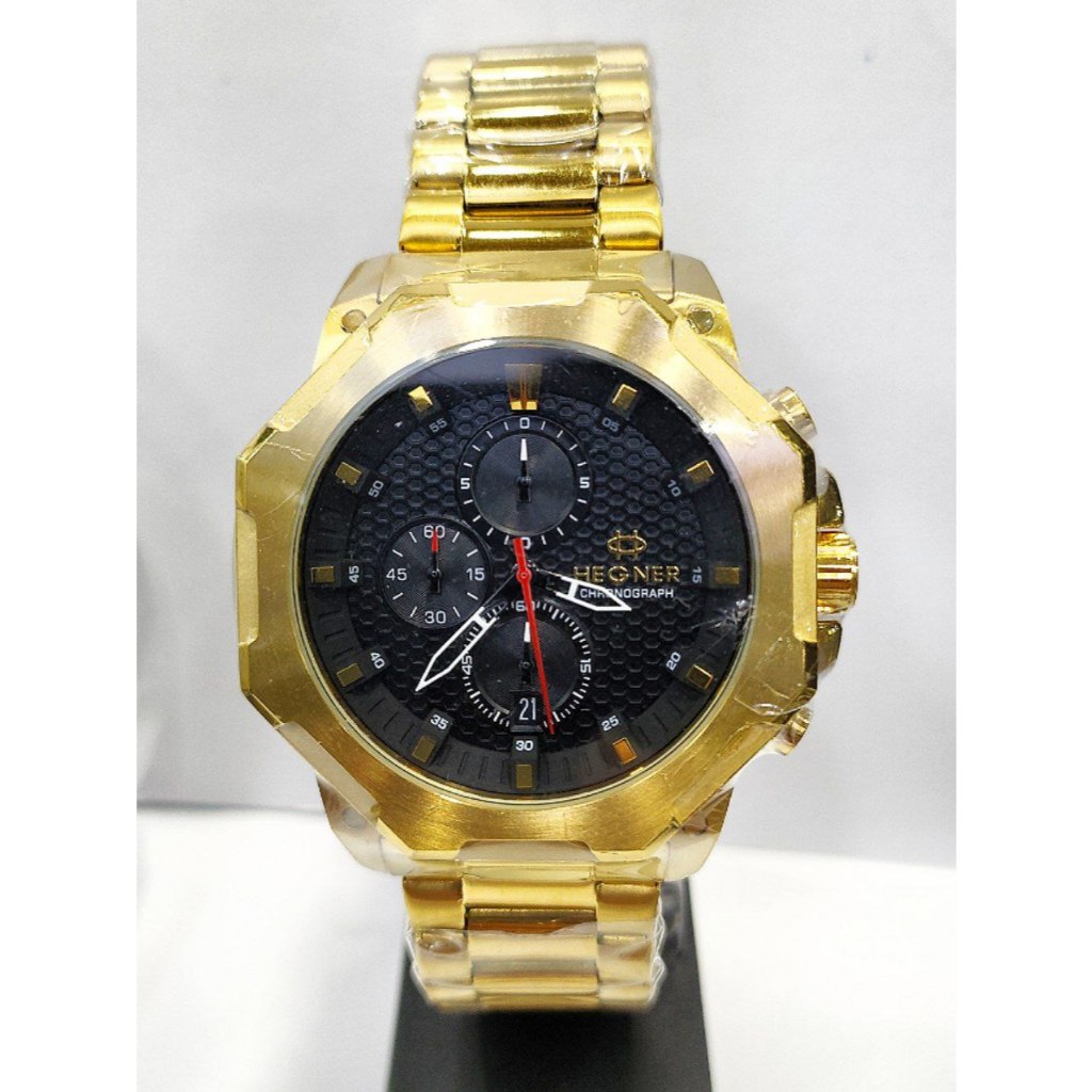 jam tangan pria Hegner 1706 Gold