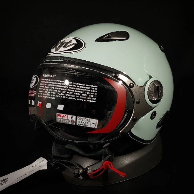 HELM KYT ELSICO SAGE GREEN ORIGINAL MURAH HELM RETRO KYT ELSICO SAGE GREEN ORIGINAL HELM VESPA KYT E