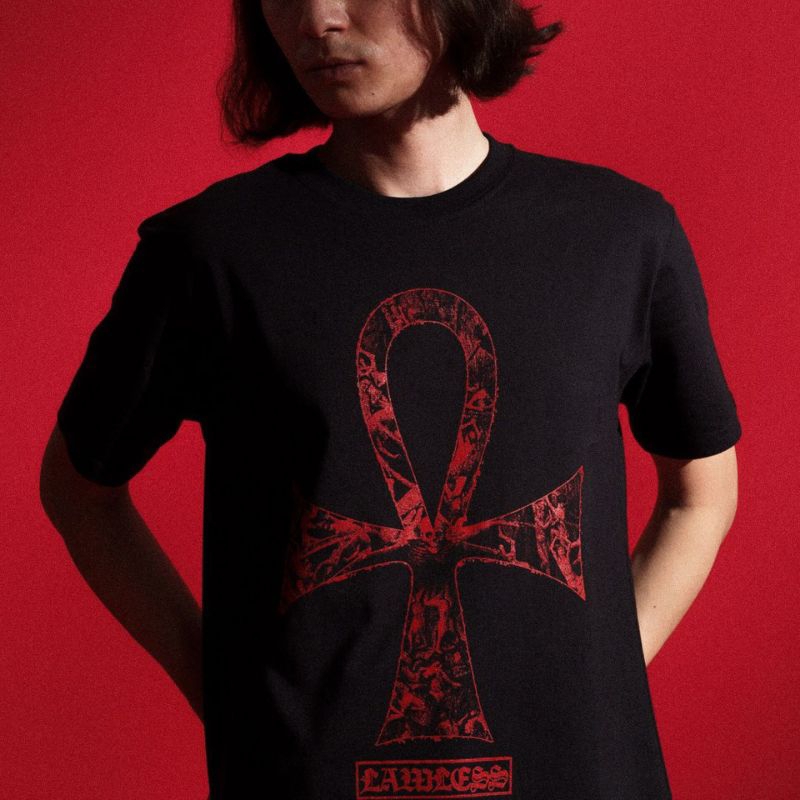 ASLI Kaos Tshirt LAWLESS JAKARTA - CRUCIS INFERNI Lawless Jakarta Official