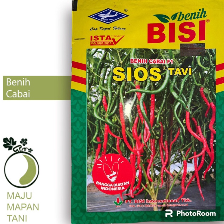 Buruan pesan BENIH BIBIT CABAI KERITING SIOS TAVI F1 1 Gram