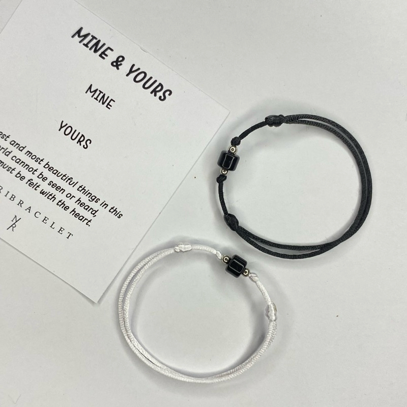 Gelang Couple BLUSMOTE MINE & YOURS Gelang Couple Pasangan Sahabat Simple