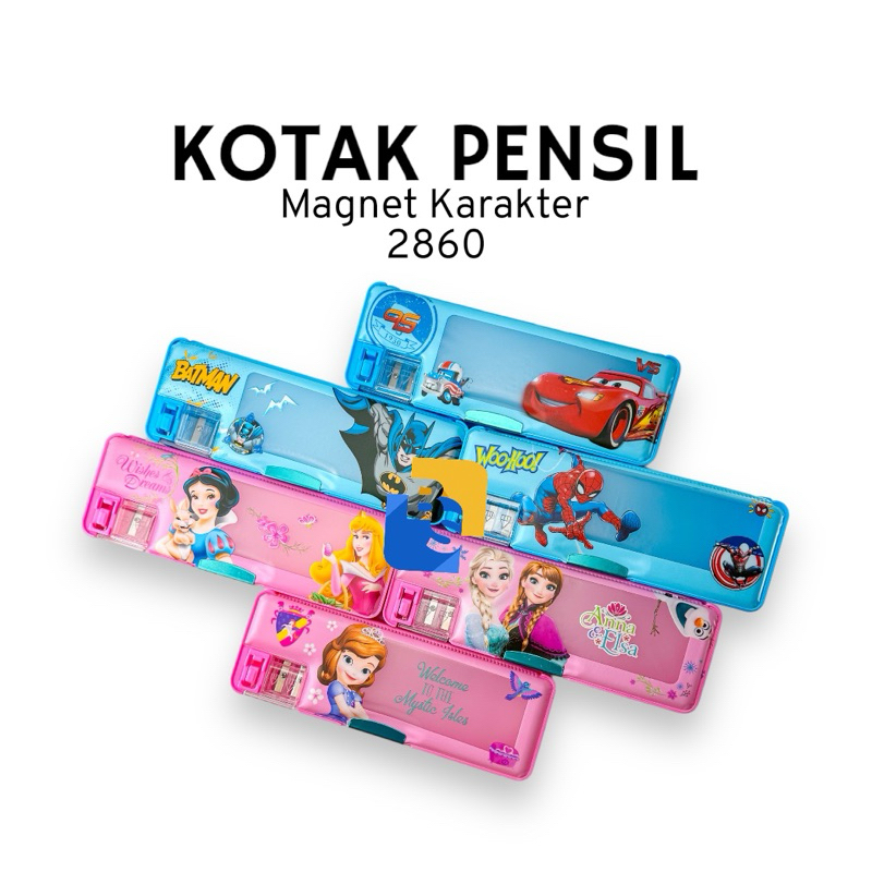 

Kotak Pensil Magnet Karakter Fancy 2860 / Kotak Pensil 2 Rautan Termurah - 1 Pcs
