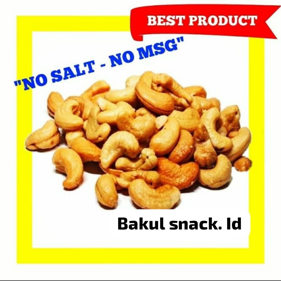 

BAKUL SNACK 1 KG Mede Tawar Panggang Kacang Mete Oven Roasted Original