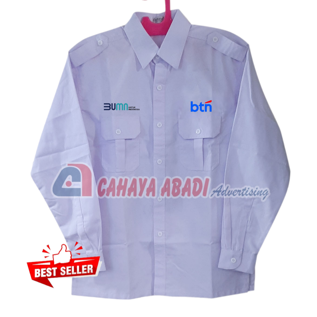 Kemeja BUMN Bank BTN Seragam BUMN Bank BTN Baju BUMN Bank BTN Terbaru