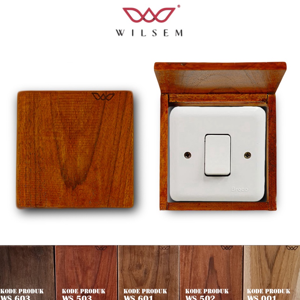 Belanja Mantap Frame Saklar Lampu Kayu Jati Asli 1 3D Glow in the DarkFrame Saklar
