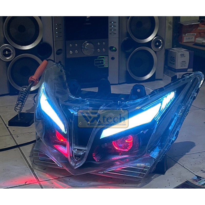 Headlamp Fullset Vario 125 Old KZR Custom by WRT Garage