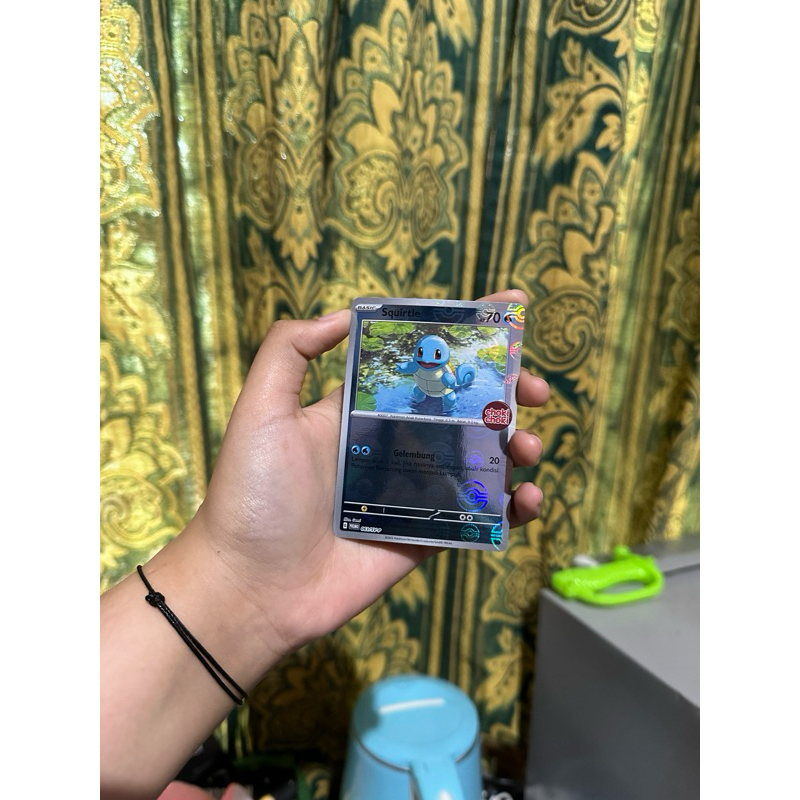 Pokemon TCG Indonesia x Choki Choki Squirtle Holofoil 063/SV-P