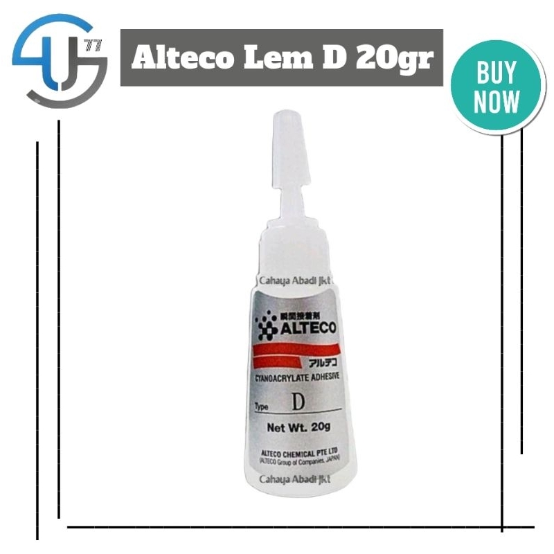 

US114 Alteco Lem D 20gr / Lem Instan Power Glue By Toko Haji Usman