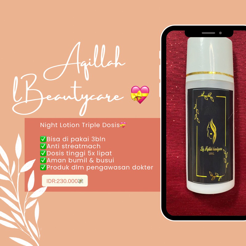 Hb Night Lotion Triple dosis premium