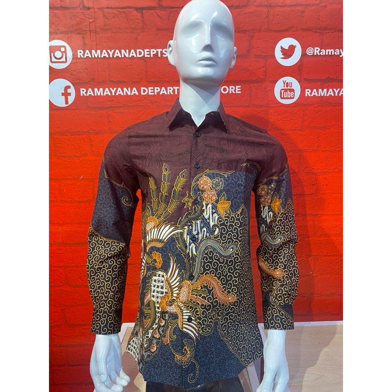 Kemeja Slimfit Batik Platini Murah