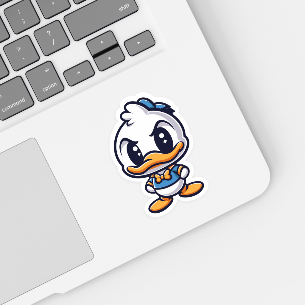 

Sticker Vinyl Donald Duck 2