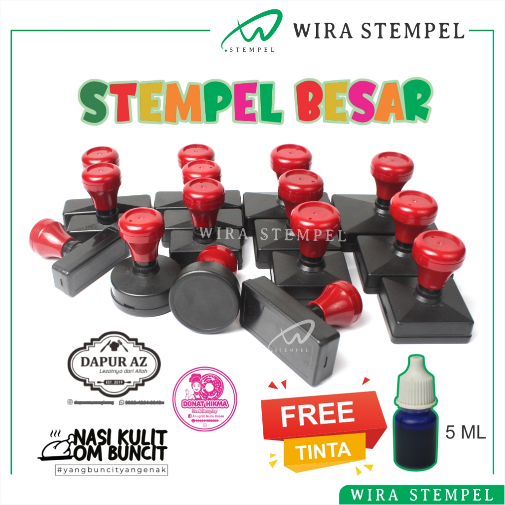 

Stempel Kemasan dus Stampel Kardus Big stamp Custom Box Cap Pengesahan Besar Besar