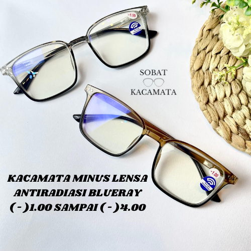 Kacamata Minus Antiradiasi Hp Laktop Komputer Pria Dan Wanita Frame SK5586