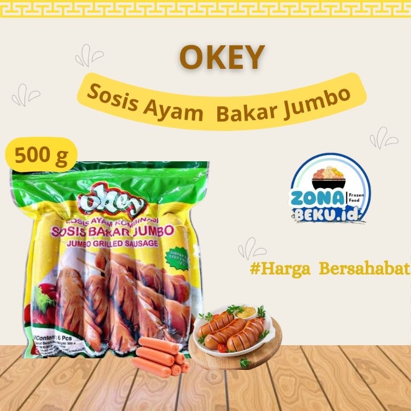 

OKEY Sosis bakar jumbo 500g