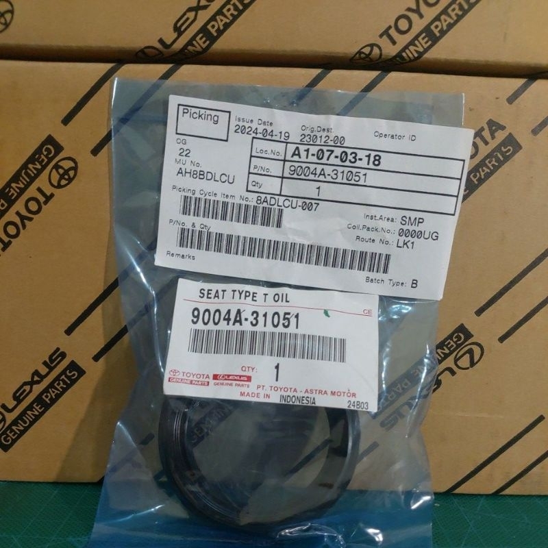 Seal Drive Shaft Kiri Calya Agya