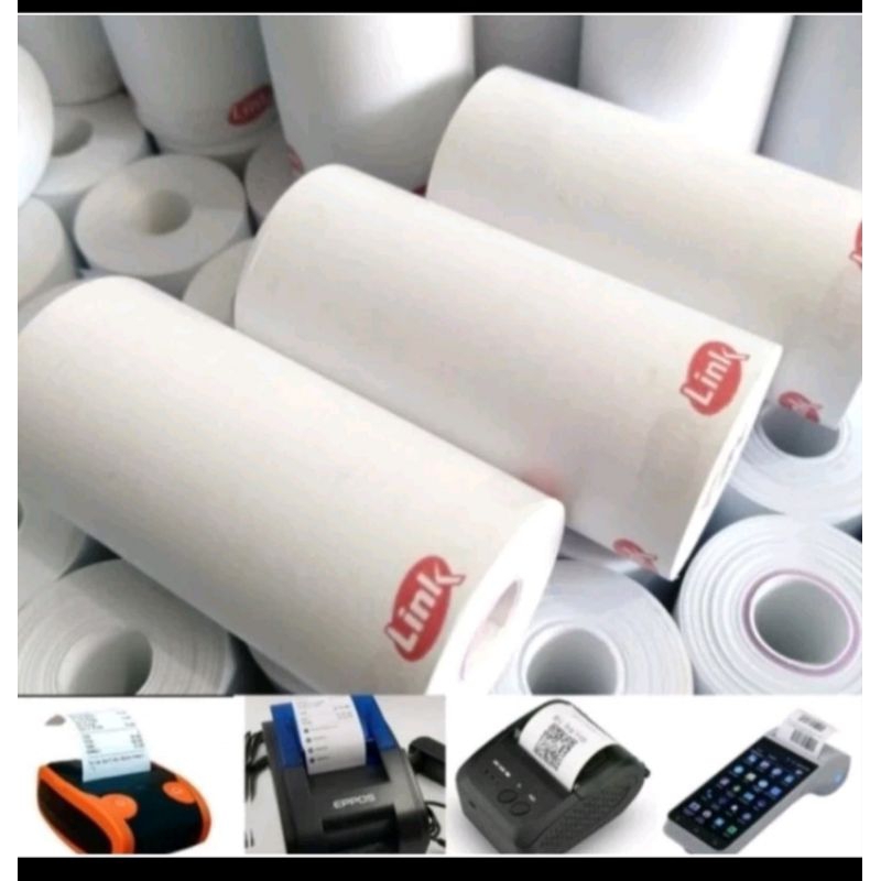 

kertas thermal logo link 58x30mm termurah 10 roll