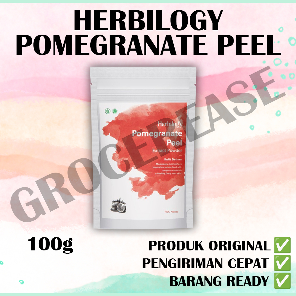 

Herbilogy Pomegranate Peel Kulit Delima Extract Powder 100g