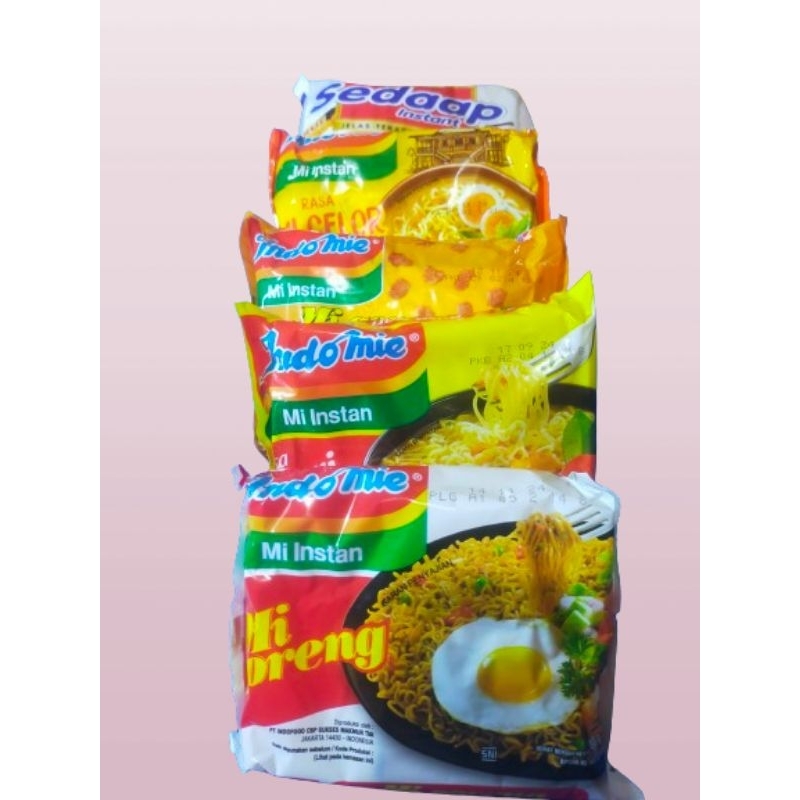 

mie instan campur 5 pcs