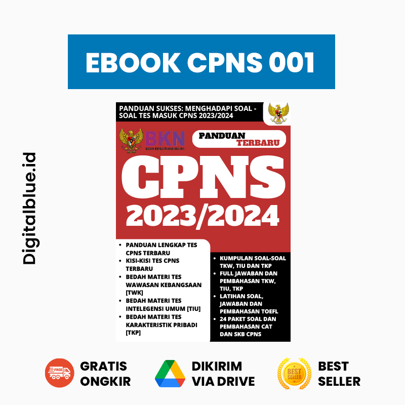 

[READY] PANDUAN SUKSES MENGHADAPI SOAL CPNS 2023/2024 | KODE CPNS 001