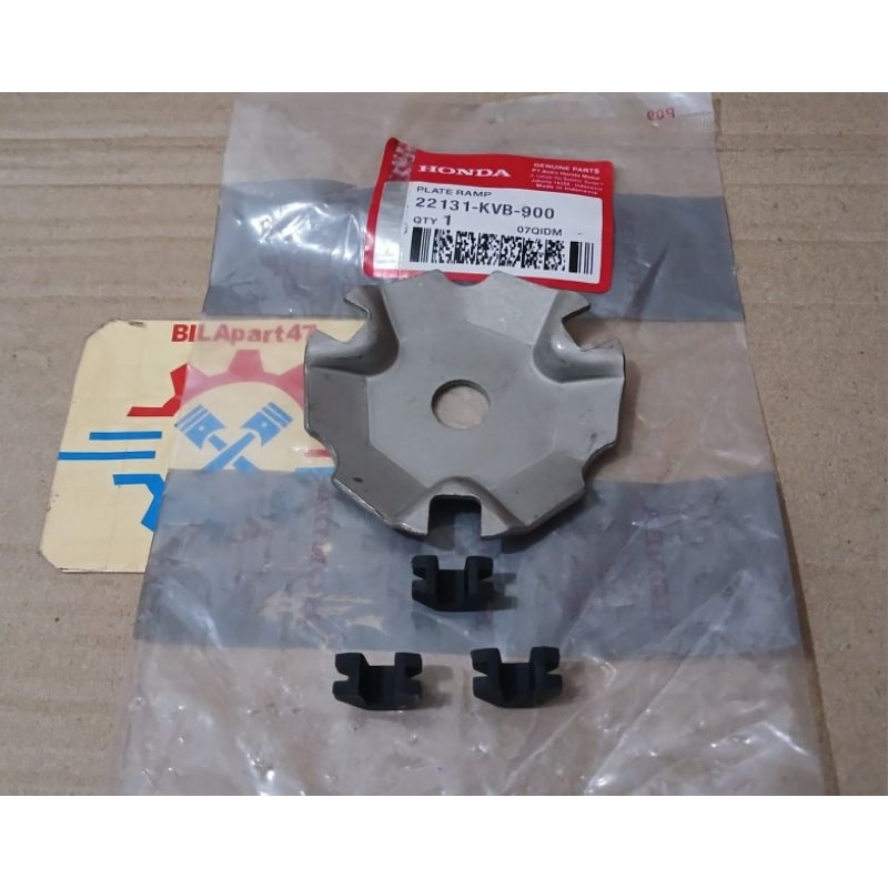Plat Tutup Rumah Roller Beat Vario Scoopy Spacy KVB Ori