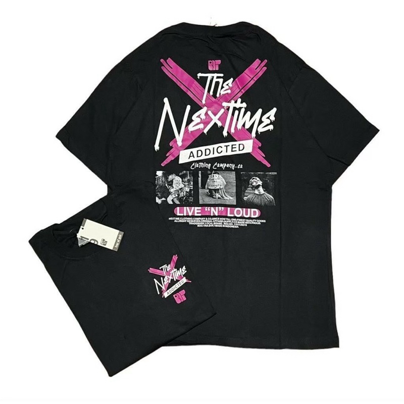 t-shirt distro t-shirt pria kaos distro NEXTIME ADDICTED hitam kaos pria kaos thanksinsomnia kaos ov