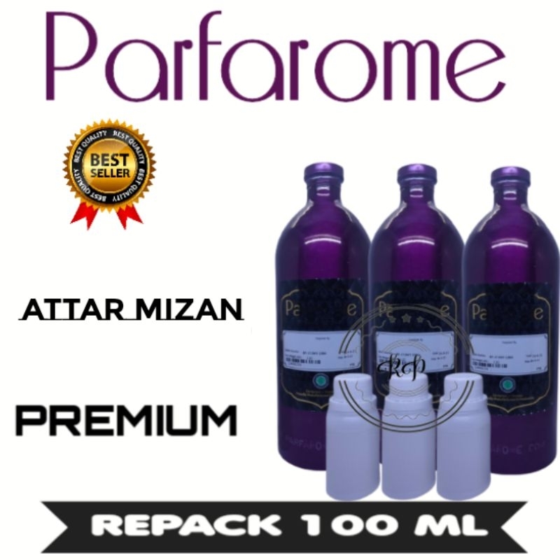 BIBIT PARFUM PARFAROME PREMIUM ATTAR MIZAN