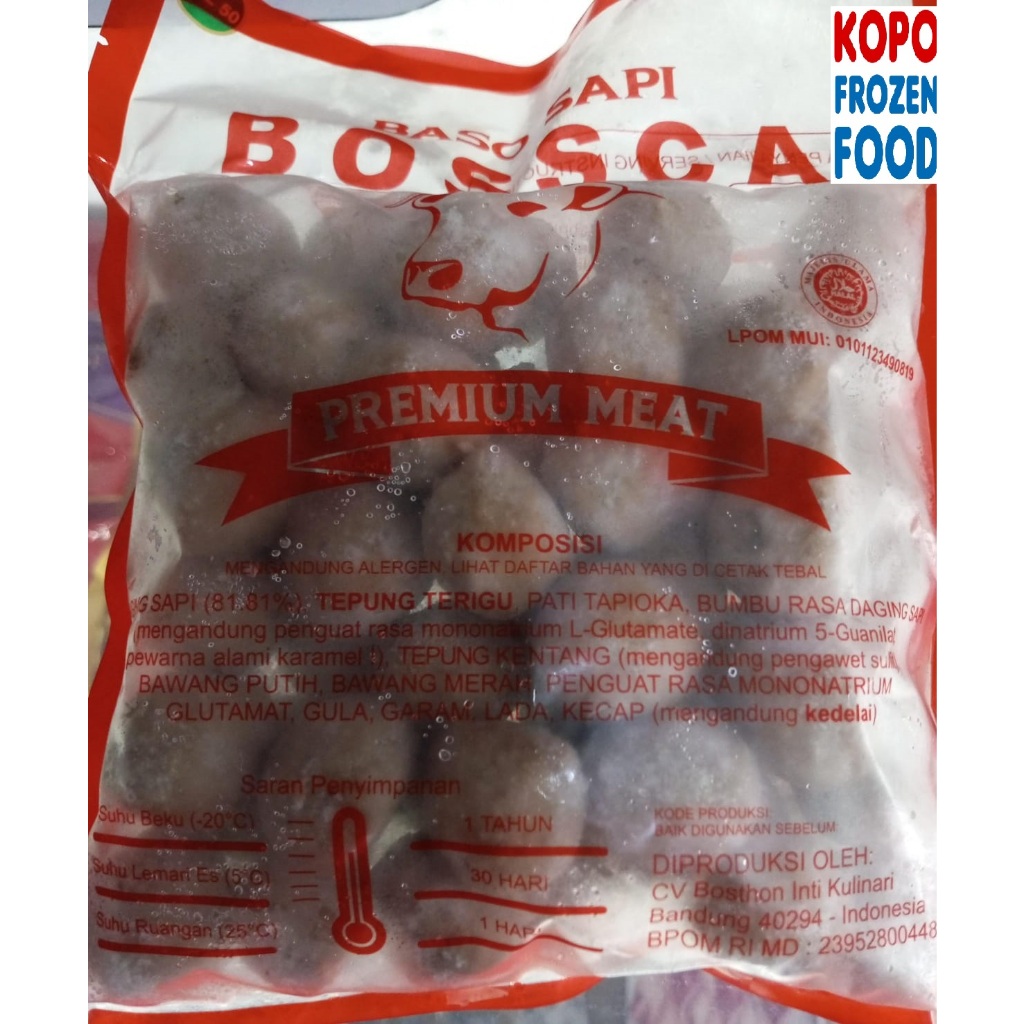 

Bossca Bakso Sapi Polos isi 50pcs (Tahan Suhu Ruangan 3hari)