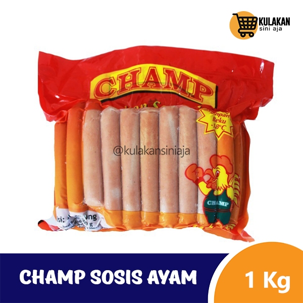 

Champ Sosis Ayam 1kg Isi 40pcs