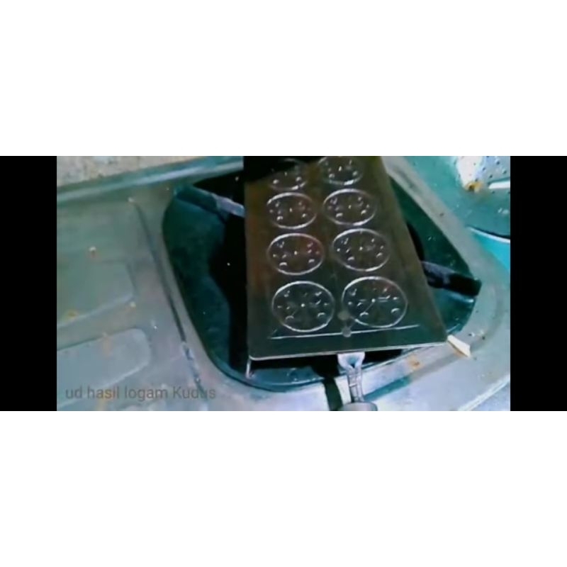 Cetakan kue ukuran standar double seprong opak gambir simping dinar