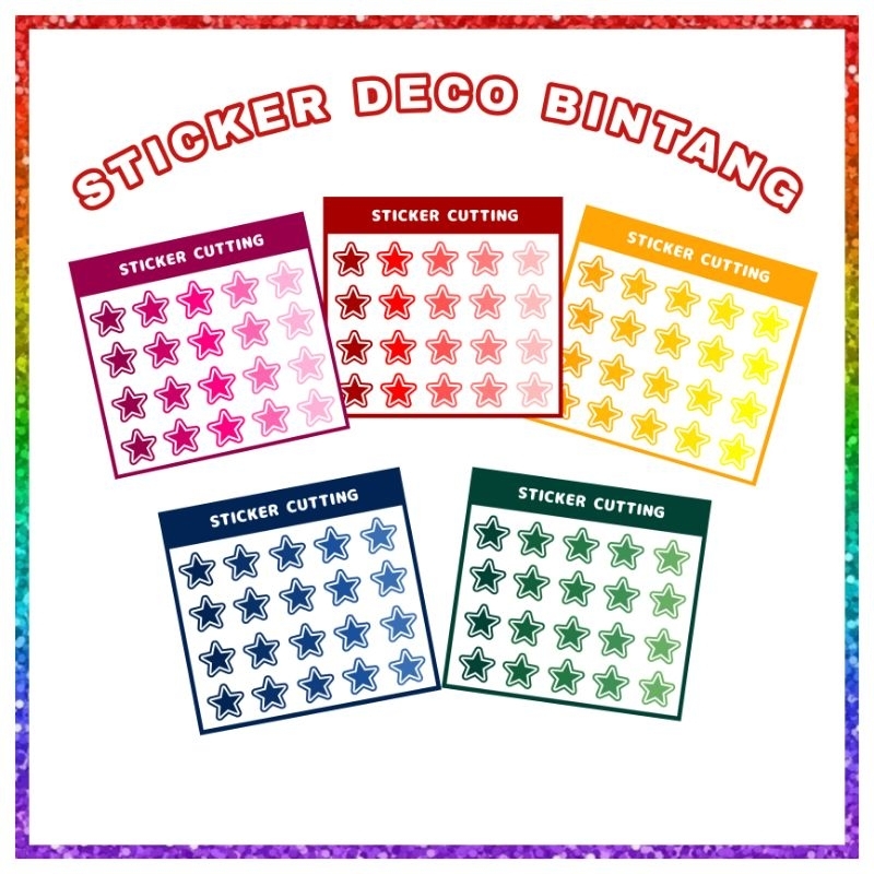 

Sticker Deco Bintang