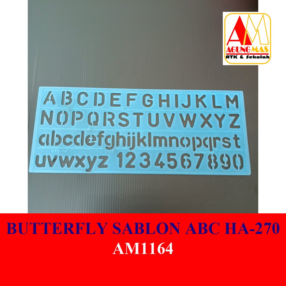 

BUTTERFLY SABLON ABC HA-270