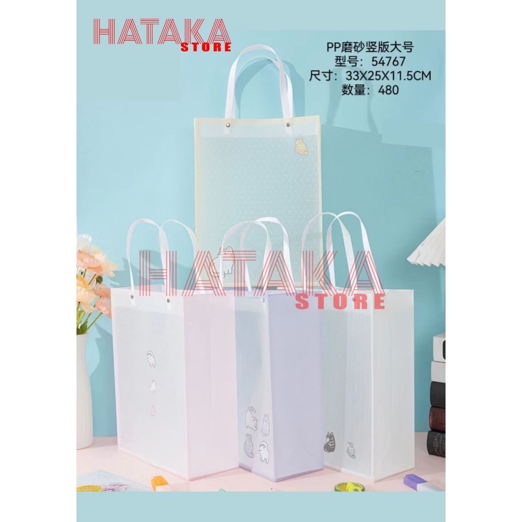 

Paper Bag Bening Paperbag Transparan Berbagai Macam Ukuran Tas Goodie Bag Souvenir 54767 Ukuran 33x25x11.5 cm