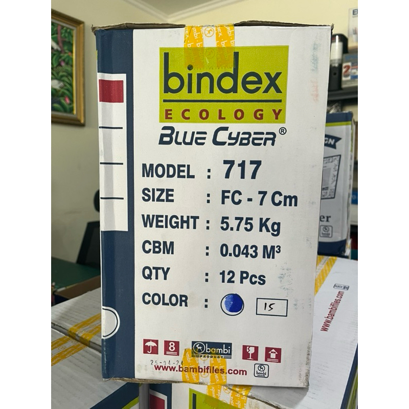 

Ordner Bindex 717 Folio Biru (1dus) / Ordner Folio Biru