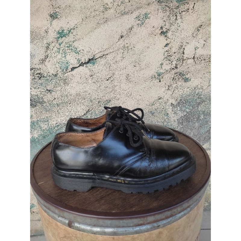 DR MARTENS 1461 BLACK SMOOTH,SIZE 4UK/37,MADE IN ENGLAND