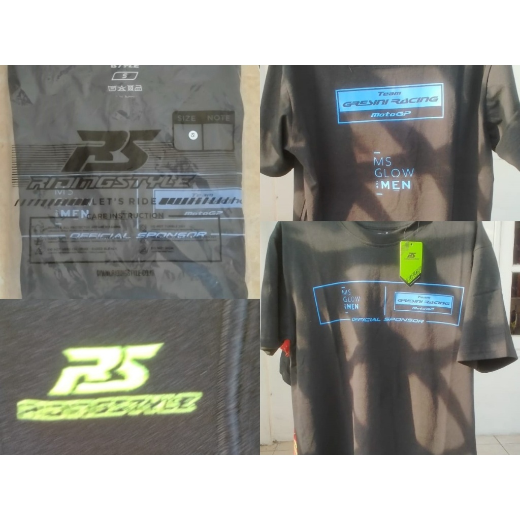 Ridingstyle T-Shirt team Gresini MotoGP Official Sponsor MSGlow