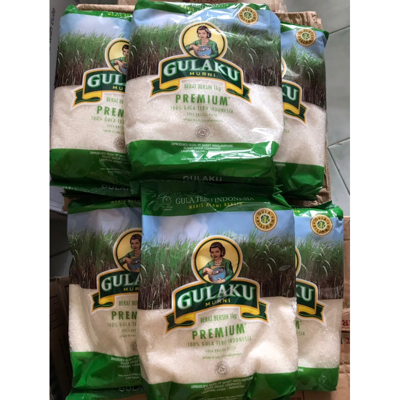 

Gulaku premium kemasan hijau 1kg