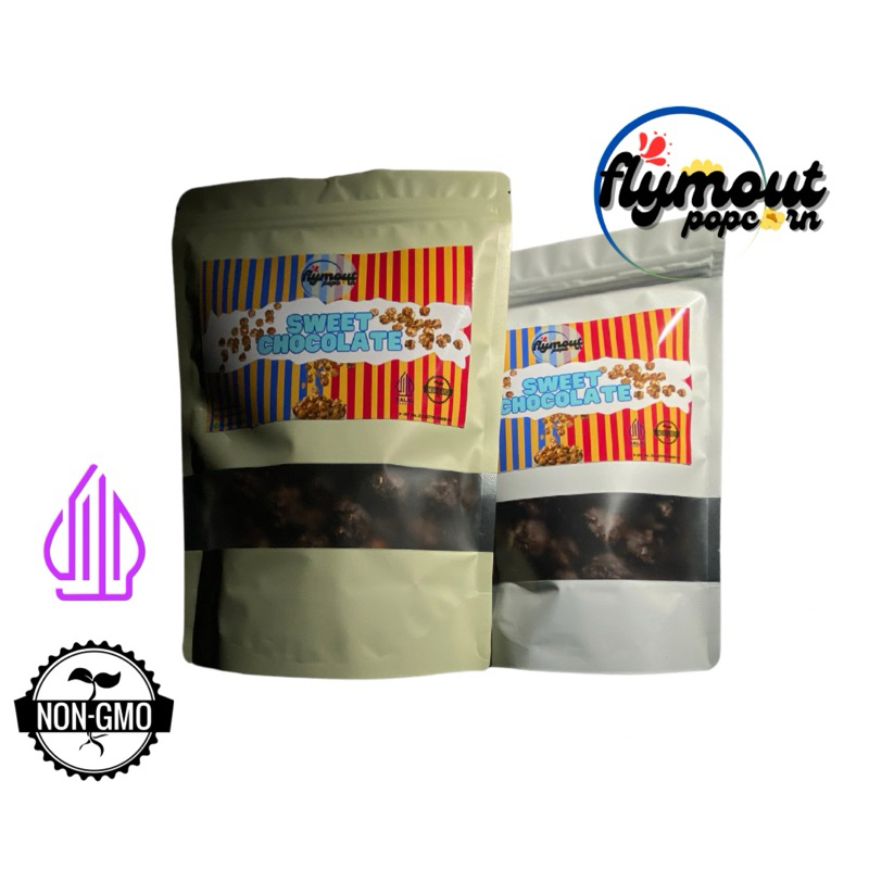 

Flymout Popcorn Sweet Chocolate/Gourmet Popcorn/Premium Popcorn/Snack Popcorn Small