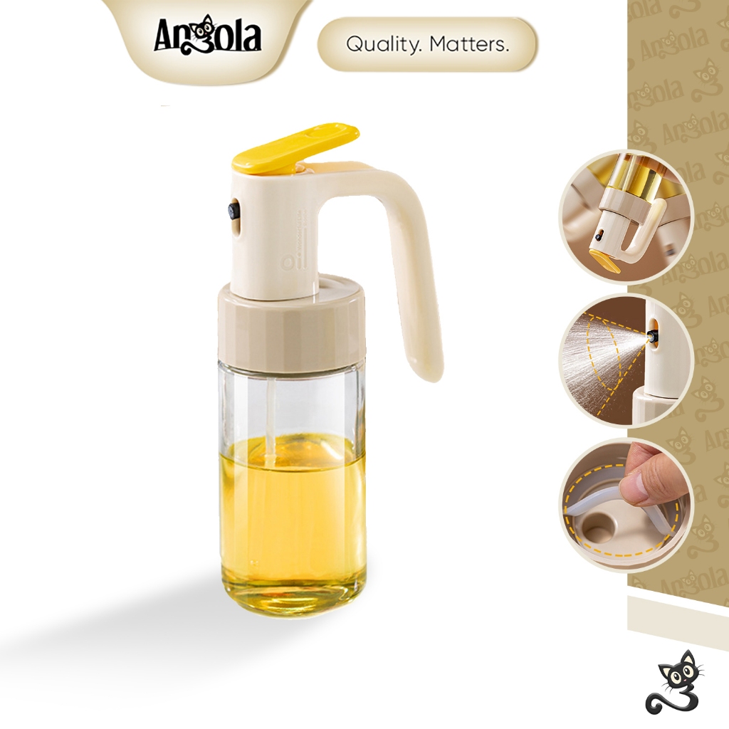 ANGOLA Botol Minyak Goreng Semprot / Botol Kecap Spray E16 Oil Sprayer Bottle/Botol Minyak Sayur/Botol Cuka