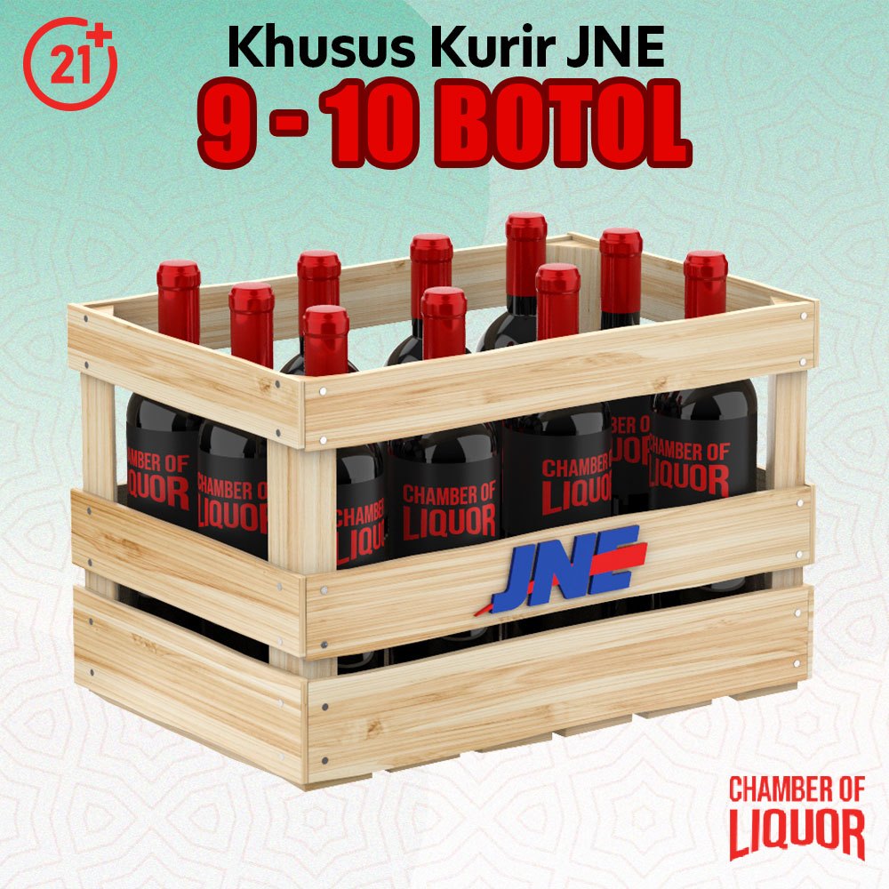 

WAJIB Tambahan Packing Kayu Khusus JNE (9-10 Botol)