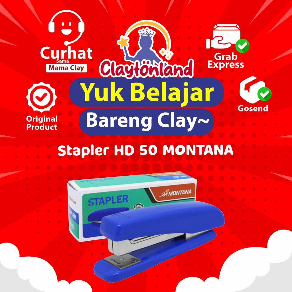 

Stapler HD 50 / Hekter / Staples Besar / Jepretan HD 50 MONTANA