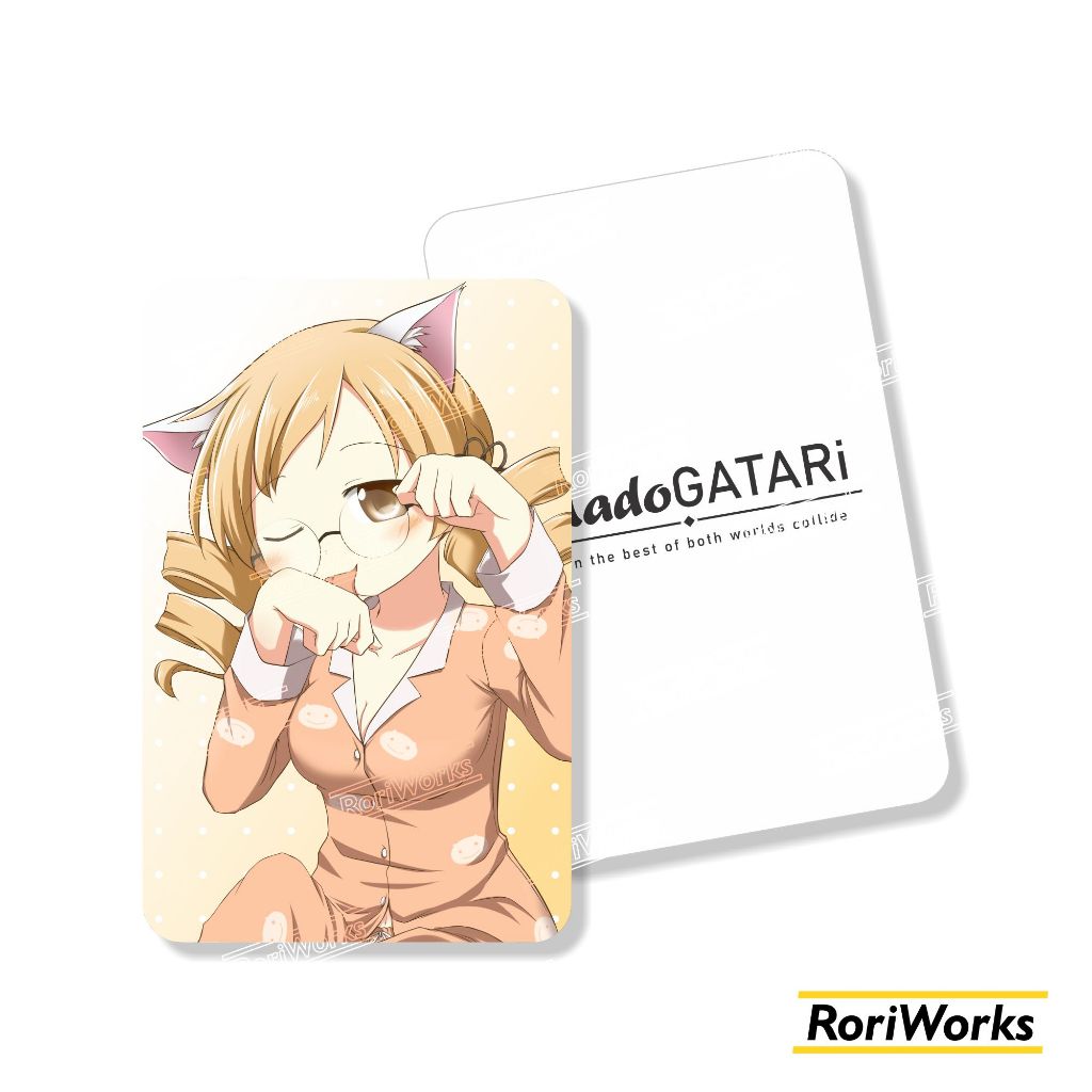 Photocard - Mami x Tsubasa Hanekawa | Madoka x Monogatari | Madogatari