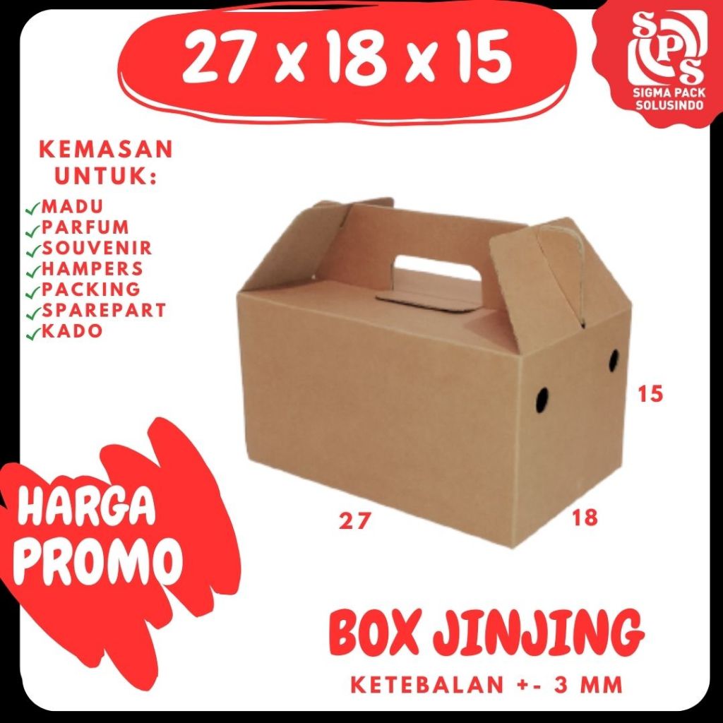 

Box Jinjing 27x18x15 Gable Box Kardus jinjing 27x18x15 / Dus Jinjing 27x18x15 Packing