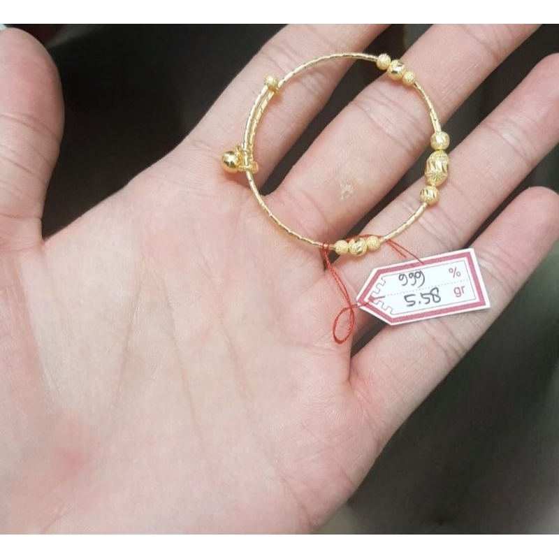 Gelang bangle emas 24k bayi