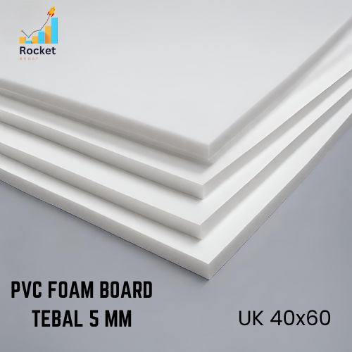 PVC Foam Board Tebal 5mm Ukuran 40x60 / PVC Foam / PVC Tebal 5mm